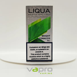 Liqua Bright Tobacco 10ml 3m - Vapro Vapes