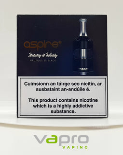 Aspire Nautilus 2s Tank-black - Vapro Vapes