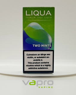 Liqua Two Mints 10ml 18mg - Vapro Vapes