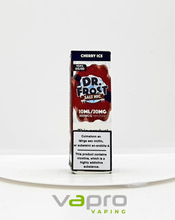 Dr Frost Cherry Ice Salt Nic 20mg 10ml - Vapro Vapes