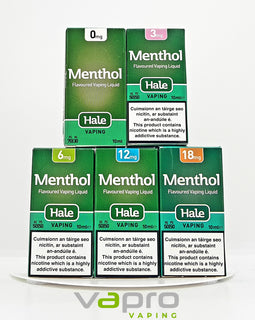Hale Menthol 10ml (3mg) - Vapro Vapes