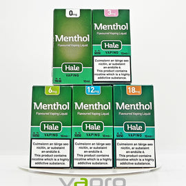 Hale Menthol 10ml (18mg) - Vapro Vapes