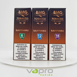 BMG Sapphire 0mg 10ml - Vapro Vapes