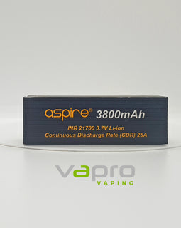 Aspire 21700 Batteries 3800mAh - Vapro Vapes
