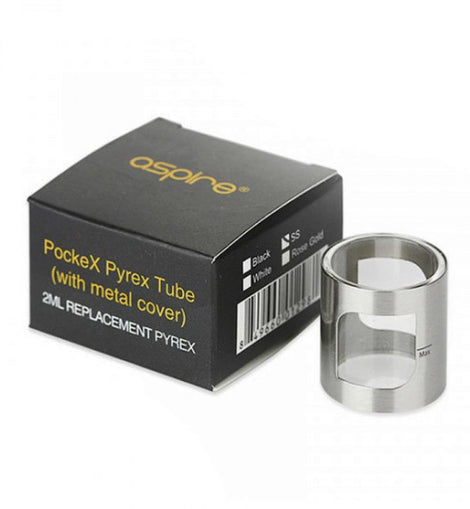 Aspire PockeX Glass Stainless - Vapro Vapes